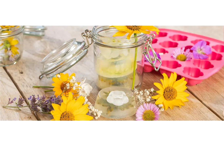 Duftende Blumen-Seife