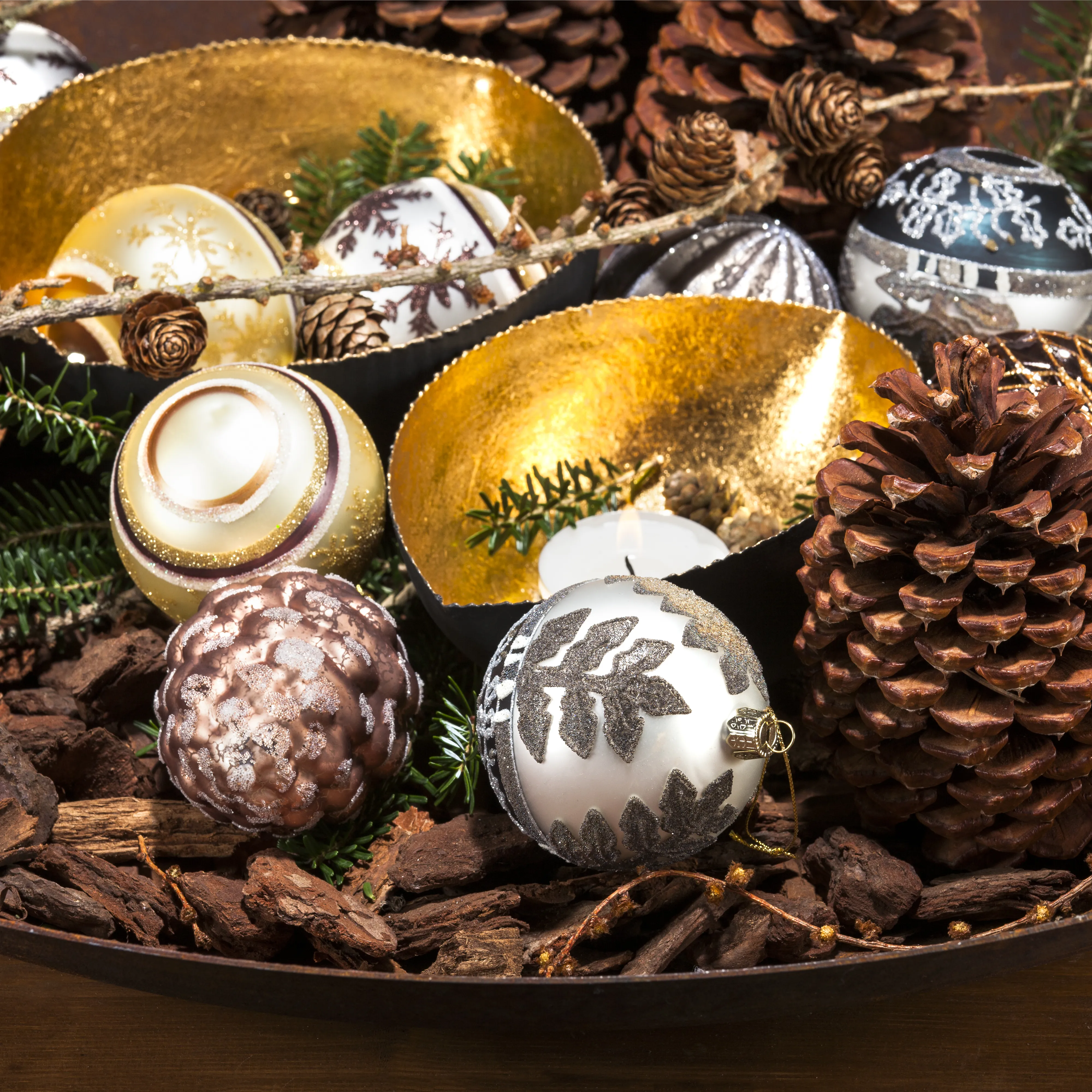 Naturmaterialien für den Adventsschmuck